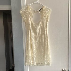 White lace country dress